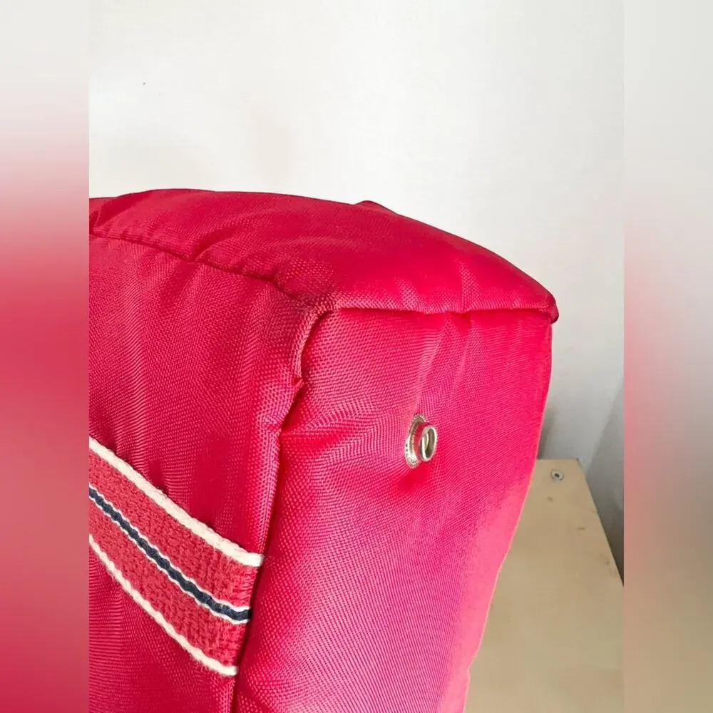 Vintage Totes lunch tote red nylon foldable lunchbox